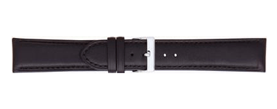 Padded Smooth Calf Leather Watch Strap