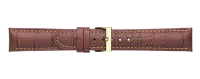 Saddle calf lether watch strap