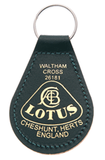 Hot Foil Stamped Pear Leather Board Key fobs