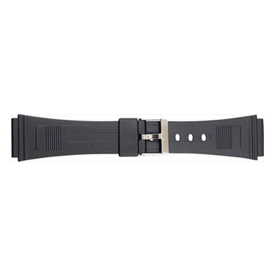 18mm Rubber Casio Style Watch Strap